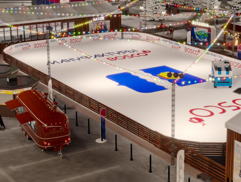 Каток на Старом Торге сможет работать при температуре до плюс 5 градусов