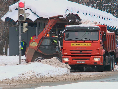 60 тысяч кубометров снега вывезли с улиц Калуги в декабре