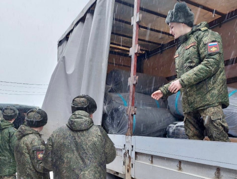 Гуманитарный конвой из Калужской области отправлен в зону СВО