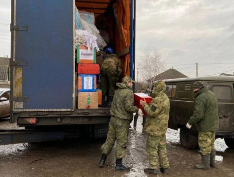 Очередная партия помощи доставлена на передовую из Калужской области