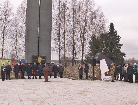 Подвиг лыжников-чекистов вспоминали в деревне Хлуднево