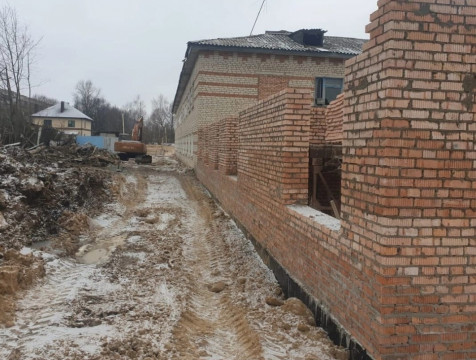 Реконструкция дома-интерната для престарелых началась в Думиничах