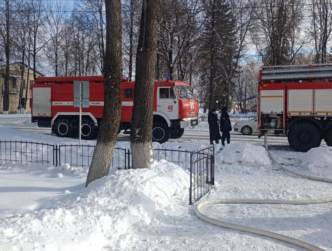 Пожар произошел в детской школе искусств в Кирове