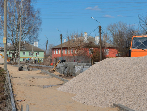 Благоустройство новой общественной территории началось в Козельске