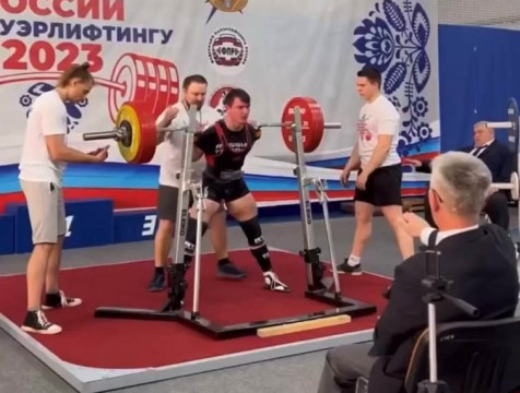 Калужские пауэрлифтеры установили рекорды на чемпионате России