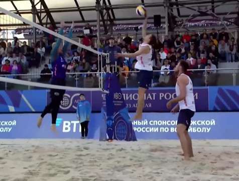 Бронзовые медали этап Чемпионата России достались обнинским пляжникам