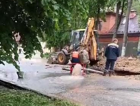 Коммунальная авария оставила без воды две улицы Калуги
