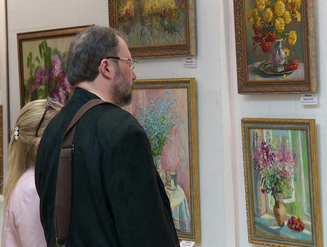 Выставка работ малоярославецких мастеров открылась в  калужском  Доме художника