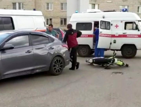Подросток-мотоциклист пострадал в ДТП в Жуковском районе