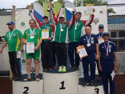 Команда Калужской области заняла первое место на всероссийских соревнованиях по городошному спорту