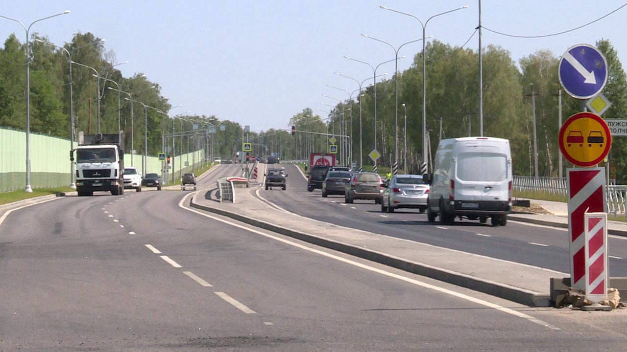 Движение по основному ходу на Северном въезде в Калугу открыто