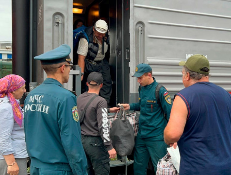 Ещё одна группа вынужденных переселенцев из Донбасса приехала в Калужскую область