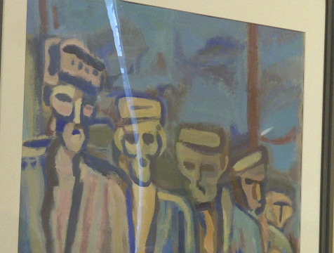 Картины Аксельрода о немецкой оккупации и Холокосте представили калужанам