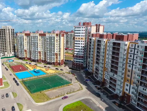По росту объема строительства жилья Калужская область вошла в десятку регионов-лидеров