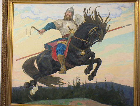 Картины братьев Васнецовых из Третьяковской галереи представили в Калуге