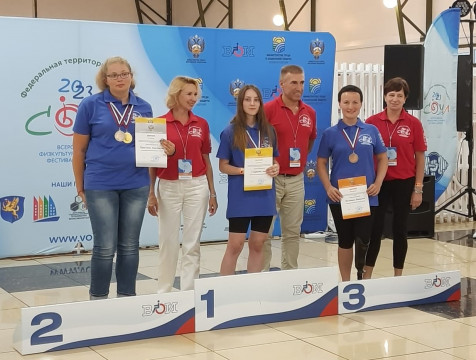 4 награды Всероссийского физкультурно-спортивного фестиваля людей с инвалидностью завоевали калужане