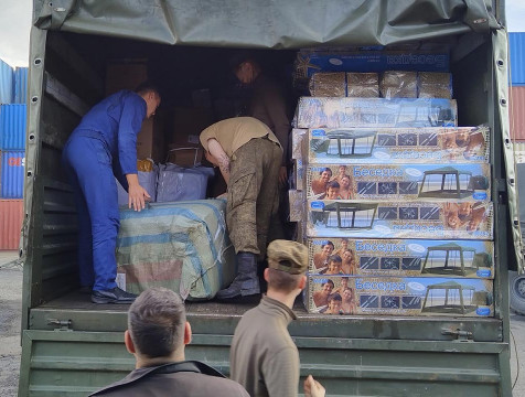 В зону СВО передали очередную партию конфиската калужские таможенники