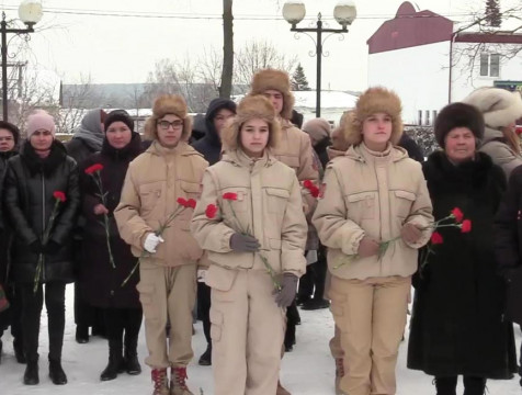 Митинг в честь Дня Героев Отечества прошел в Козельске