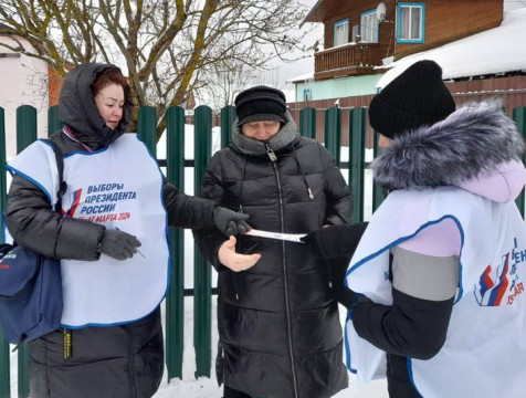 Обход избирателей перед выборами стартовал в Калужской области