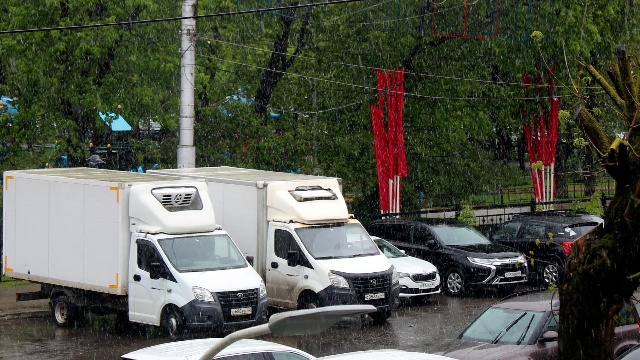 В Калужской области в мае пошел снег