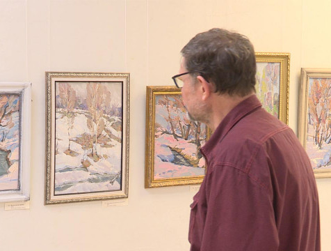 Юбилейная выставка Владимира Арепьева открылась в калужском Доме художника