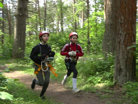 Летние соревнования юных туристов региона проходят под Калугой