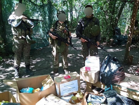 Калужане отправили гумгруз бойцам, несущим службу у границ Белгородской области