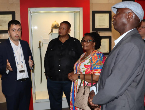 Представительная делегация из ЮАР посетила Музей Жукова