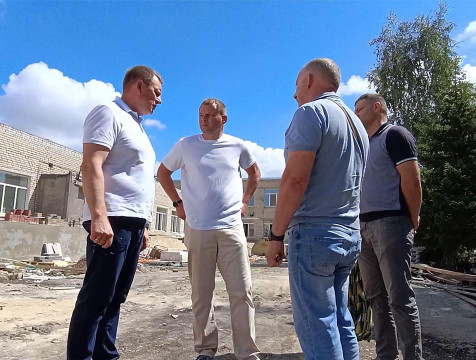 Делегация Калужской области посетила подшефный Первомайск