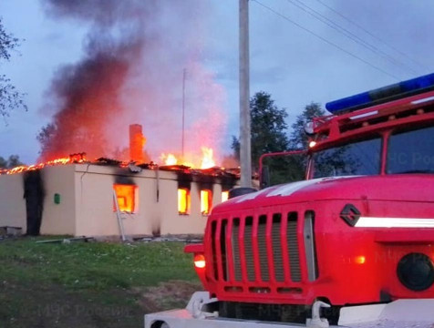 Жилой дом сгорел в Людиновском районе