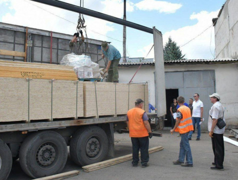 18 тонн гуманитарного груза доставили из Калужской области в Первомайск