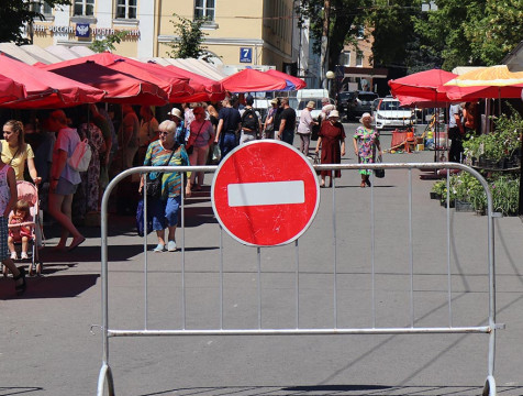 Из-за ярмарки вновь перекроют улицу Кропоткина в Калуге