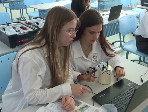 Кванториум открыли в калужской школе №6