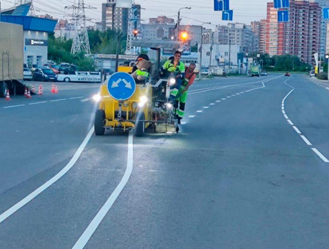 Новая разметка появилась на улице Зерновой в Калуге