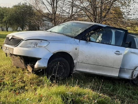 В Козельском районе столкнулись автомобили Škoda и Great Wall