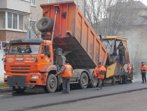 В Людинове начали ремонт дороги по улице третьего Интернационала