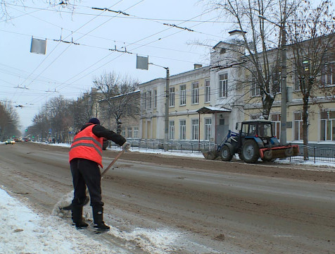 Площадь убираемой от снега территории посчитали в горуправе Калуги