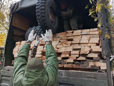 Очередной груз от Калужской области отправился землякам на фронт