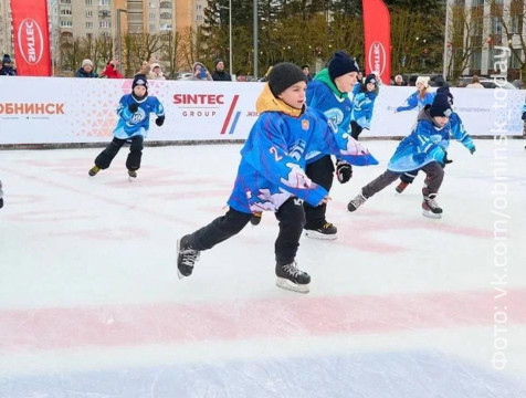 Главный каток Обнинска открыли