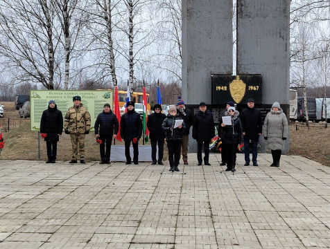 Подвиг лыжников-чекистов вспомнили в Хлуднево