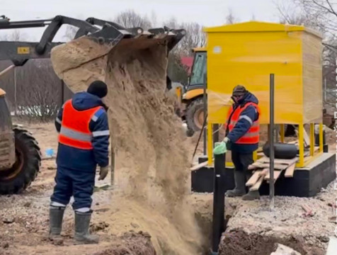 Газопровод в Лихунах и Марьино готов на 80 процентов