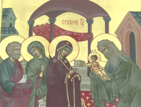 Православные верующие отмечают Сретение Господне