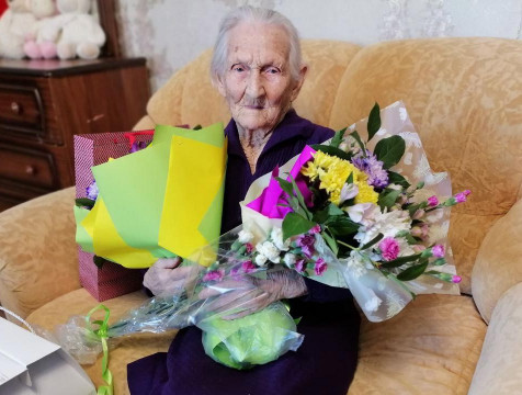 100-летний юбилей отпраздновала жительница Дзержинского района