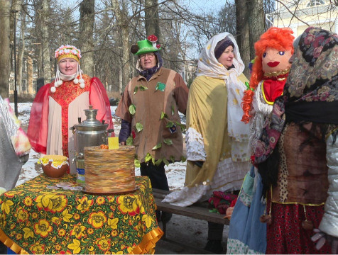 Народные гуляния в честь Масленицы прошли в Калуге