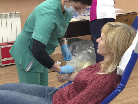 Почти 2,5 тысячи доноров сдали кровь с начала 2025 года в Калужской области