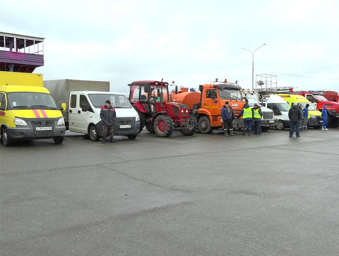 Спасатели Калуги проверили технику перед весенним паводком