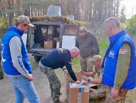 44 конвой из Людинова доставил гуманитарный груз бойцам СВО