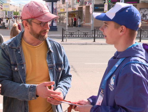 Калужанам напомнили правила ношения георгиевской ленты