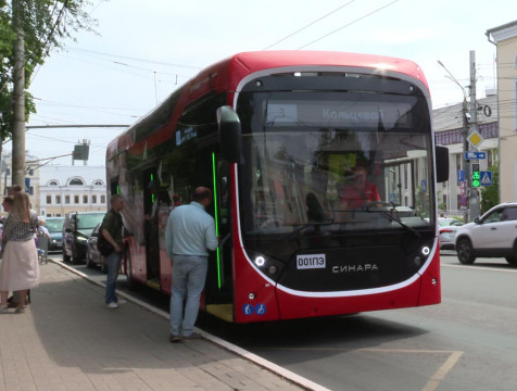 Новый троллейбус с автономным ходом выехал на калужские улицы в тестовом режиме