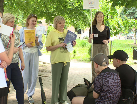 Калужане проверили свои знания во время акции 